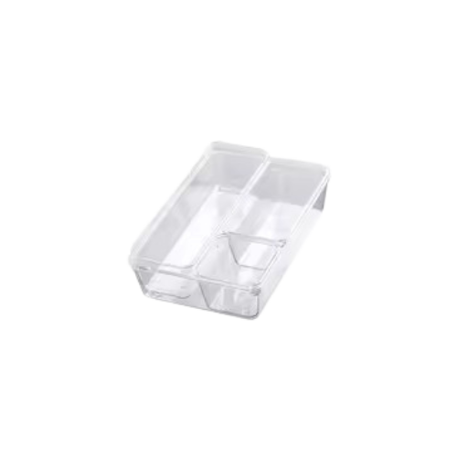 Clear Plastic Drawer Organizer Set by The Organize Store