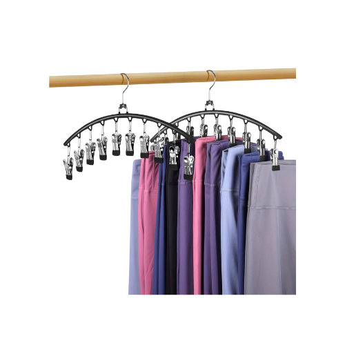 Multi-Clip High-Capacity Clothing Hangers by The Organize Store