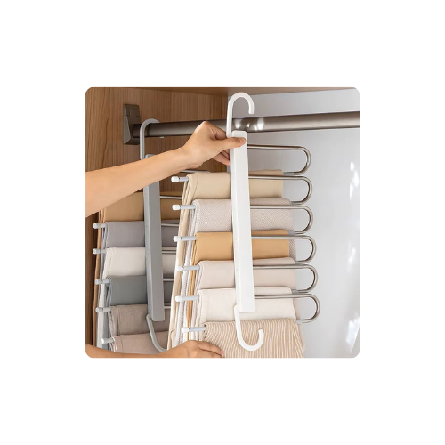 SmartFold Multi-Layer Pants Hanger by The Organize Store