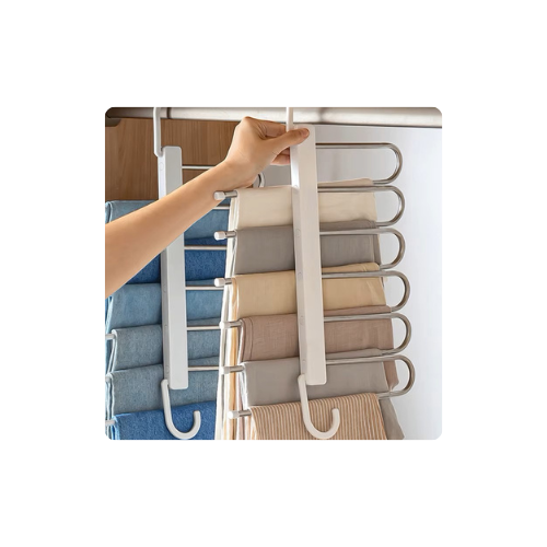 SmartFold Multi-Layer Pants Hanger by The Organize Store