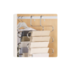 Stainless Steel 5-Layer Pants Hanger by The Organize Store