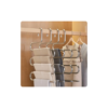 Stainless Steel 5-Layer Pants Hanger by The Organize Store